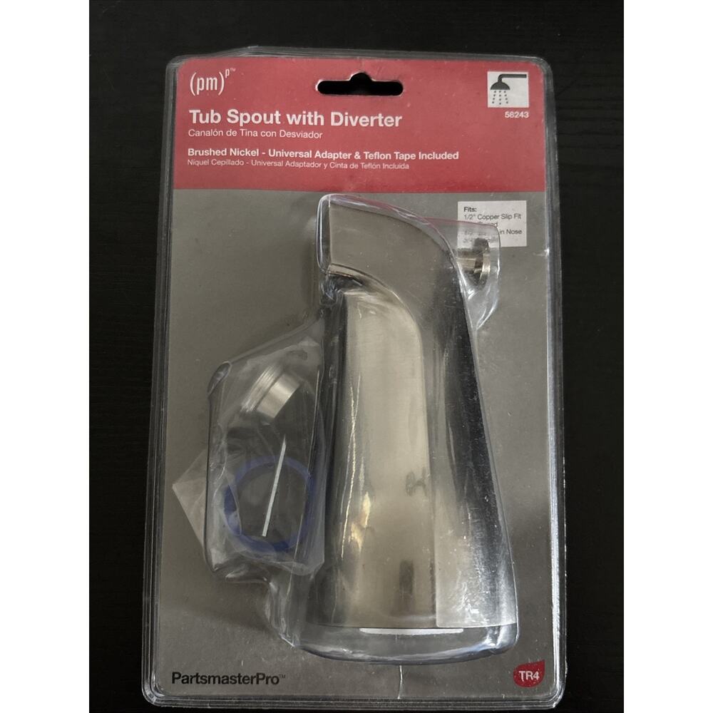 PartsmasterPro tub spout with a diverter Item # 58243